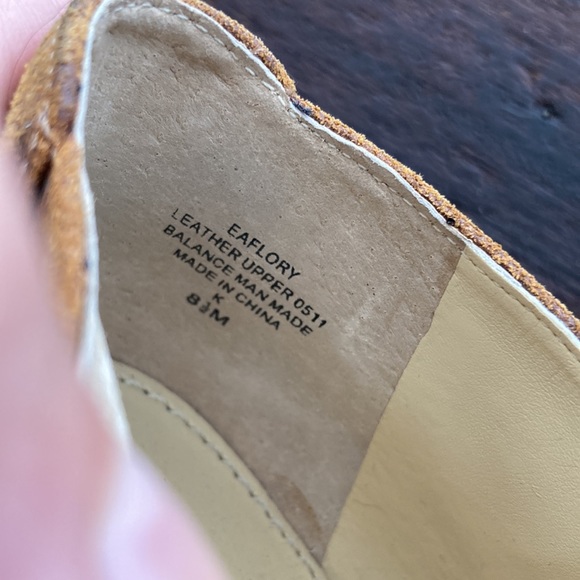 Enzo Anglioni Wedge High Heels Eaflory Rubber Booties Ankle Boots Camel Suede - Picture 10 of 10